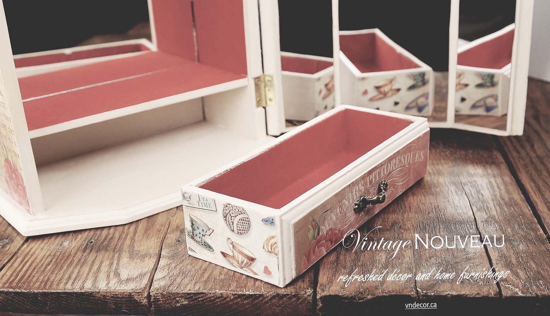 Alice in Wonderland Vintage Jewelry Box - Image 7