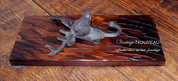 Shou Sugi Ban Metal Deer Hanger - Image 2