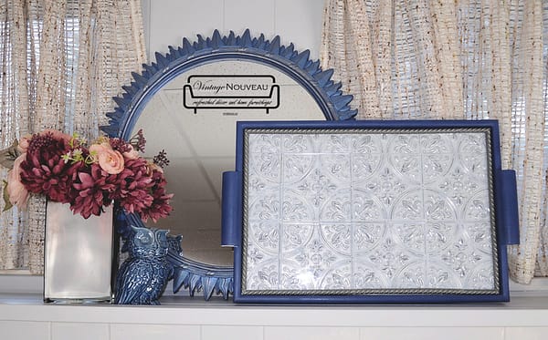 Blue Tile Tray - Image 2