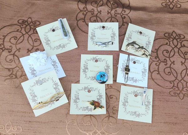 Vintage Tie Clips | Cufflinks | Brooches