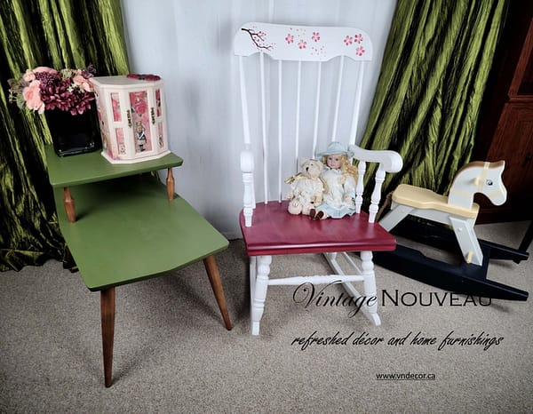 Cherry Blossom Rocking Chair - Image 5