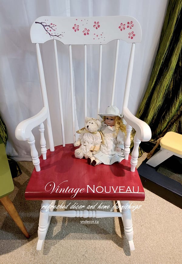 Cherry Blossom Rocking Chair