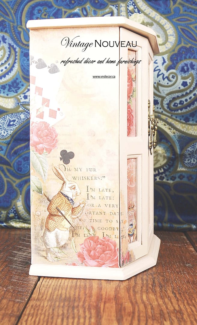 Alice in Wonderland Vintage Jewelry Box - Image 5